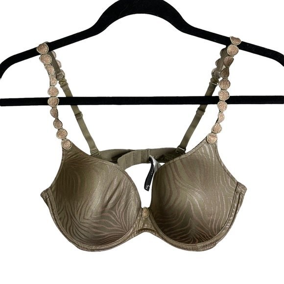 Marie Jo Women's Sz 36C L’Aventure Tom Green Zebra Print Underwire Bra - Picture 4 of 9